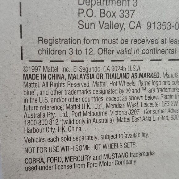 Hot Wheels Tail Dragger Purple 18846 - Picture 8 of 9